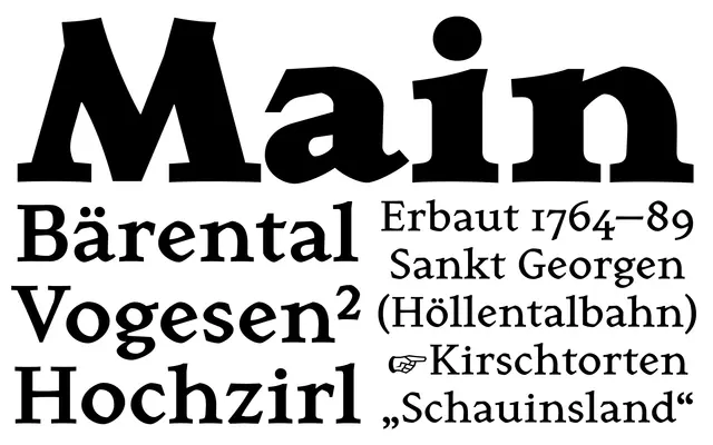 Gutach specimen from dito-typo