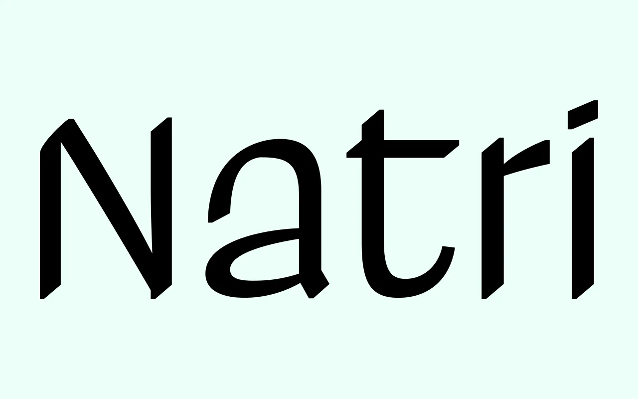Natri specimen from DizajnDesign