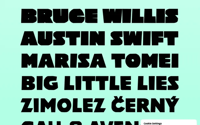 Poleno specimen from DizajnDesign