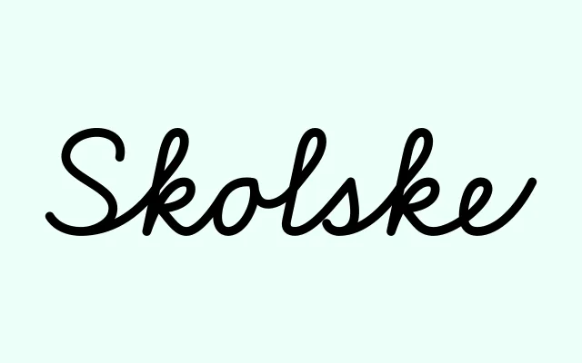 Skolske specimen from DizajnDesign