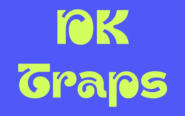 DK Traps specimen from DKType Foundry