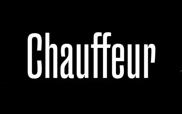 Chauffeur specimen from Domicile Foundry