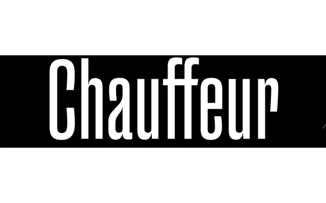 Chauffeur specimen from Domicile Foundry