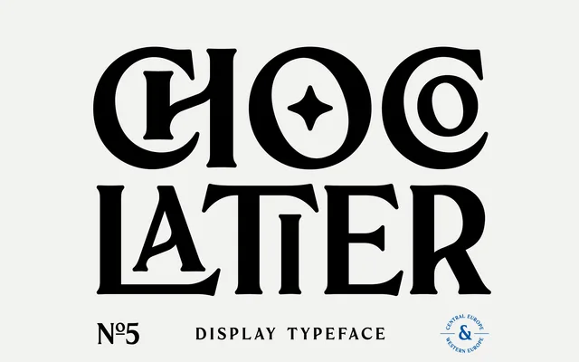 Chocolatier specimen from Dopes Type