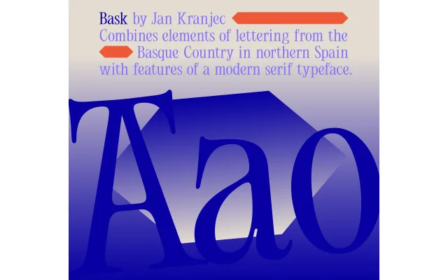 Bask specimen from Dotless type