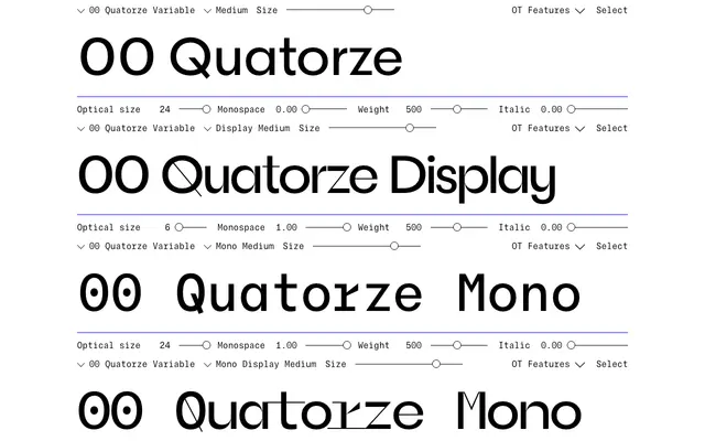 Quatorze Variable specimen from Double Zero
