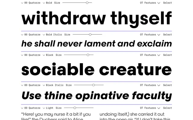 Quatorze specimen from Double Zero