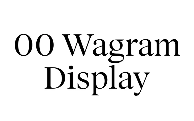 Wagram Display specimen from Double Zero