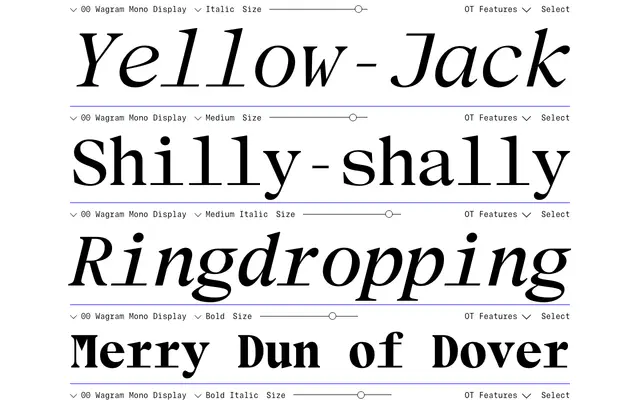 Wagram Mono Display specimen from Double Zero