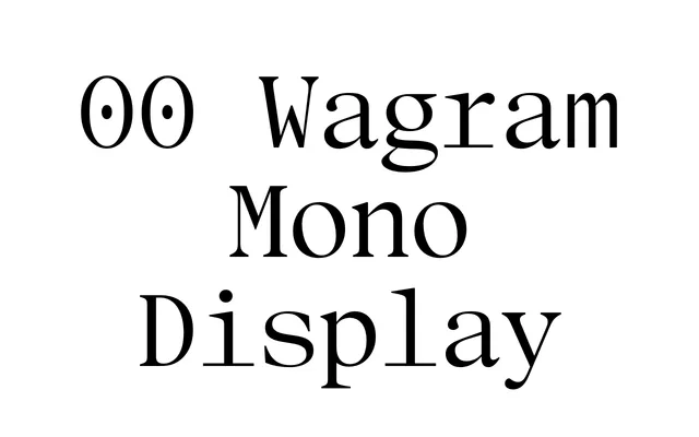 Wagram Mono Display specimen from Double Zero
