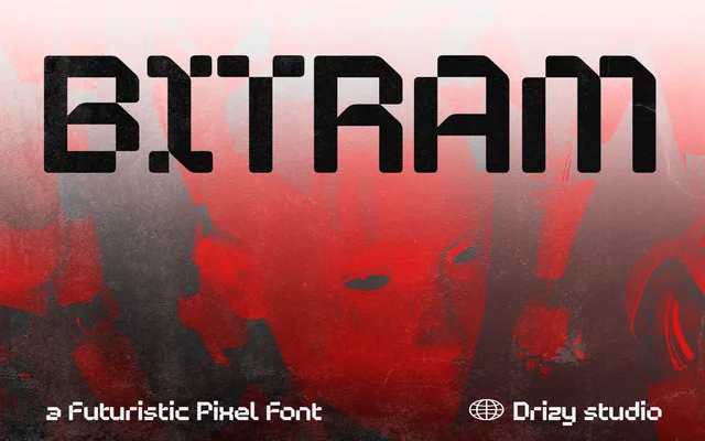 Bitram specimen from Drizy Font