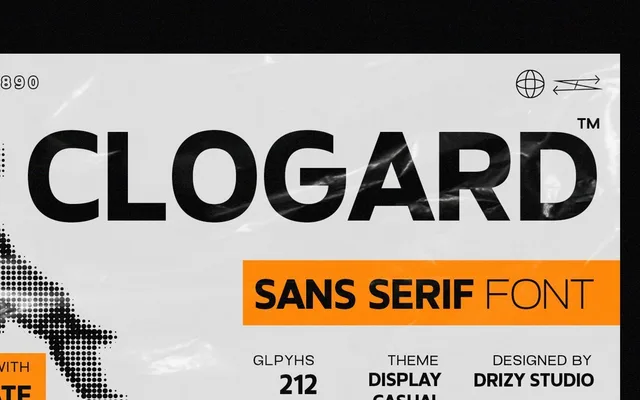 Clogard specimen from Drizy Font