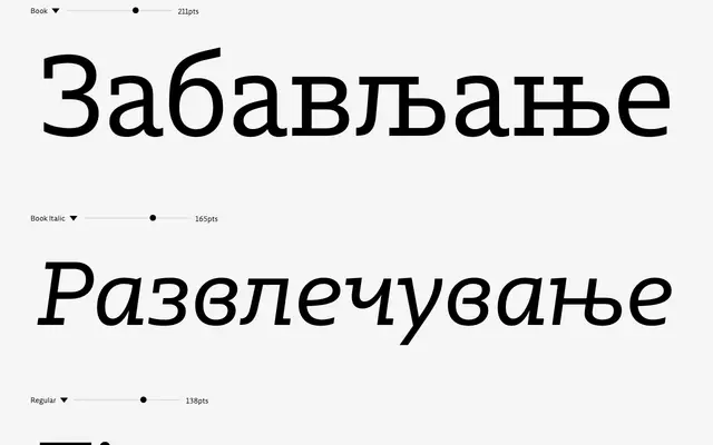 Bluteau Slab Pro specimen from DSType Foundry