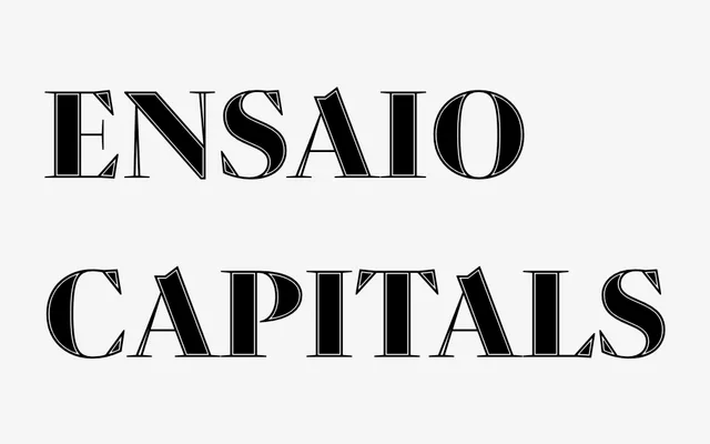 Ensaio Capitals specimen from DSType Foundry