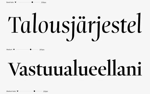 Ensaio Cover specimen from DSType Foundry