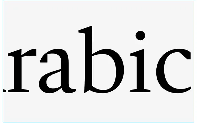 Ensaio Text Arabic specimen from DSType Foundry