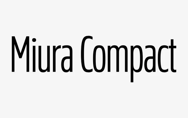 Miura Compact specimen from DSType Foundry