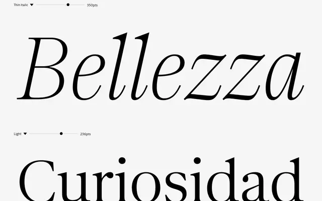 Pulso Title specimen from DSType Foundry