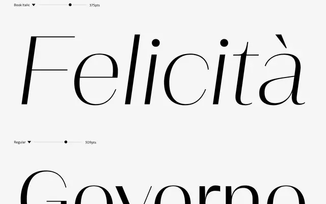 Rigor Display specimen from DSType Foundry