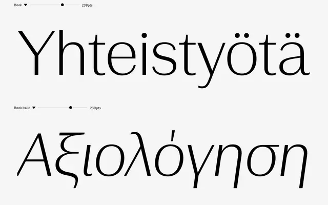 Rigor Headline Pro specimen from DSType Foundry