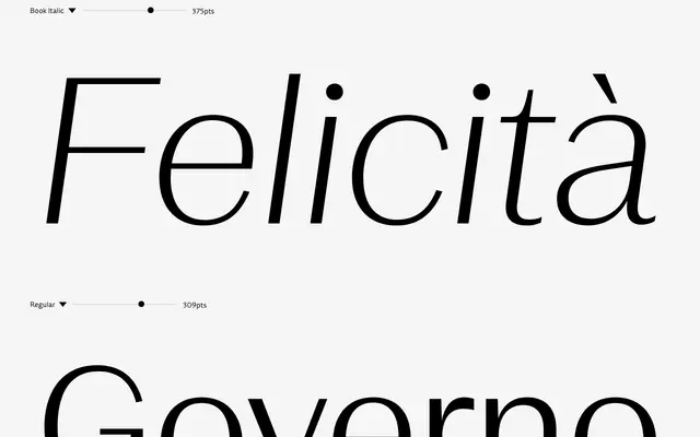 Rigor Headline specimen from DSType Foundry