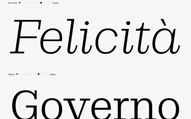Rigor Ionic specimen from DSType Foundry