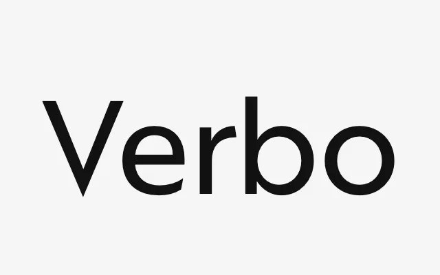Verbo specimen from DSType Foundry