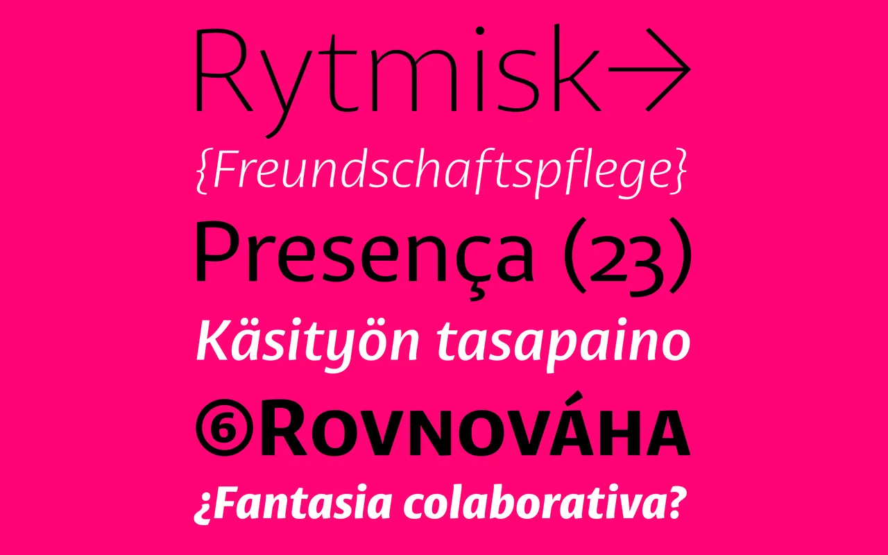 Astilbe Sans specimen from DualType