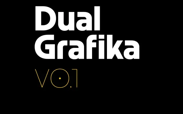 Dual Grafika specimen from DualType