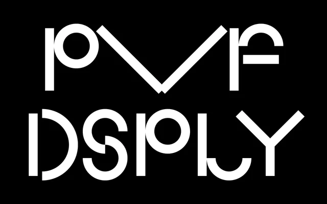 PVF Display specimen from Due Studio
