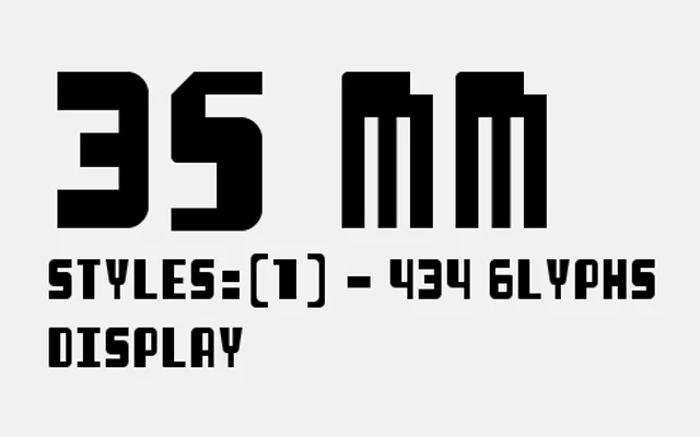 35 MM specimen from Dum Dum Studio