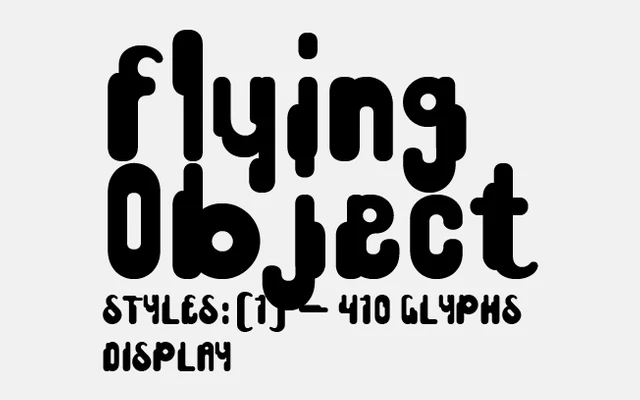 Flying Object specimen from Dum Dum Studio
