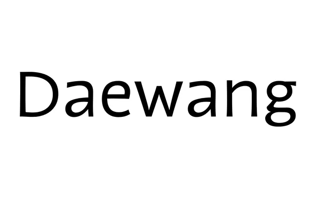 Daewang specimen from E162