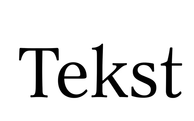 Tekst specimen from East of Rome