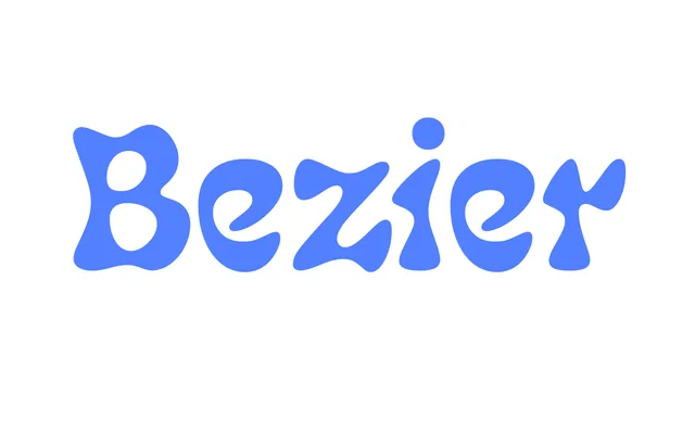 Bezier specimen from ECAL Typefaces