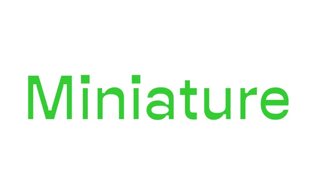Miniature specimen from ECAL Typefaces