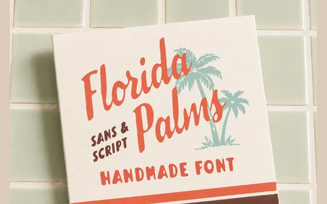 Florida Palms specimen from Edignwn Type