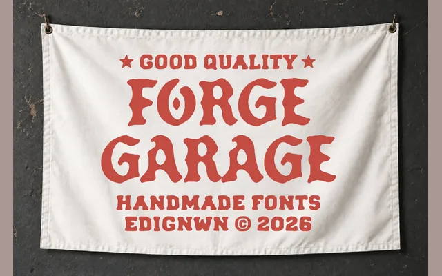 Forge Garage specimen from Edignwn Type