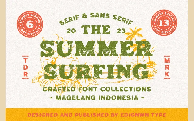 Summer Surfing specimen from Edignwn Type