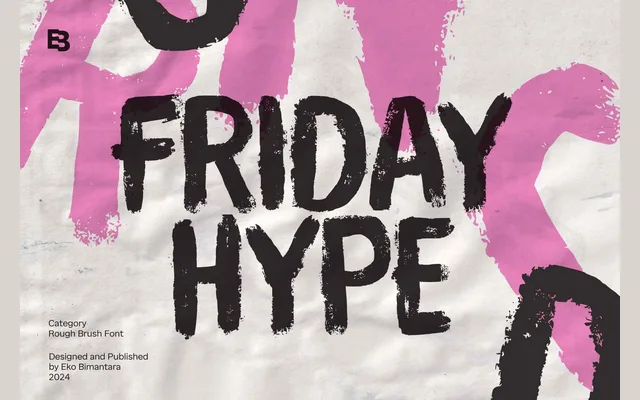 Friday Hype specimen from Eko Bimantara