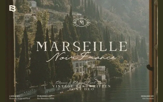 Marseille Noir specimen from Eko Bimantara