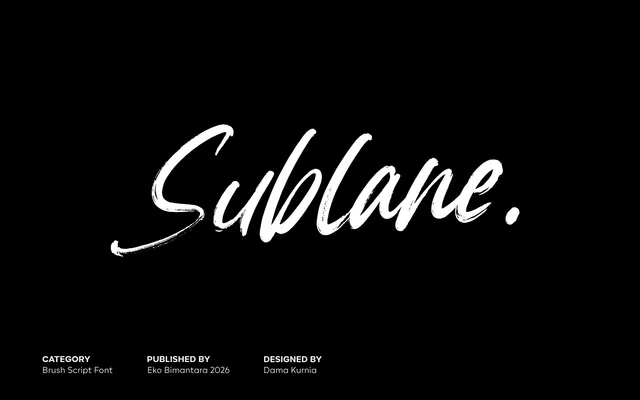 Sublane specimen from Eko Bimantara