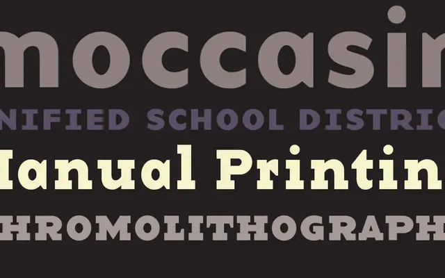 Base 9 & 12 specimen from Emigre
