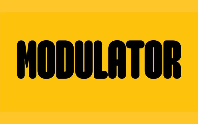 Modulator specimen from Emigre