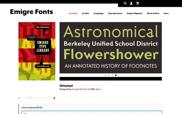 Ottomat specimen from Emigre