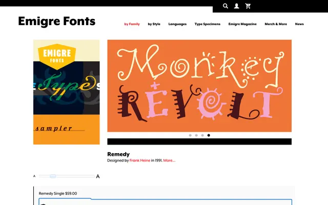 Remedy specimen from Emigre