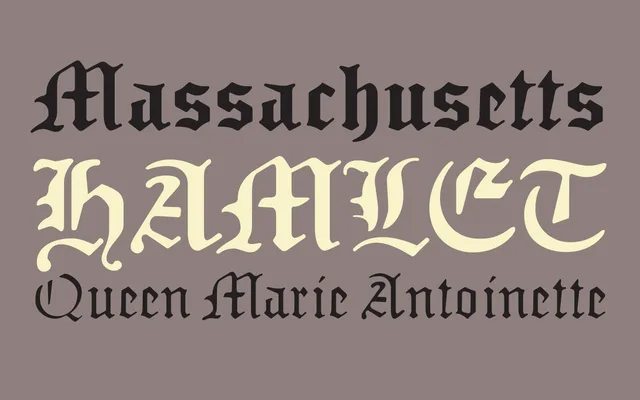 Sabbath Black specimen from Emigre