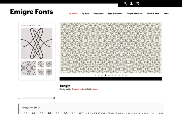 Tangly specimen from Emigre