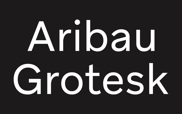 Aribau Grotesk specimen from Emtype Foundry