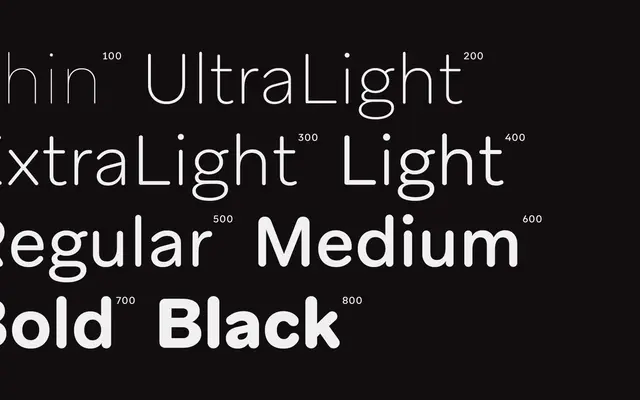 Aribau Rounded specimen from Emtype Foundry